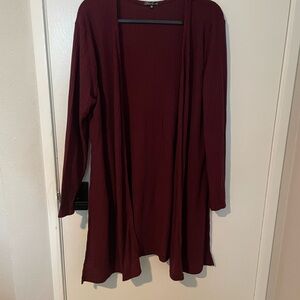 NWOT Splash Burgundy Cardigan Sweater